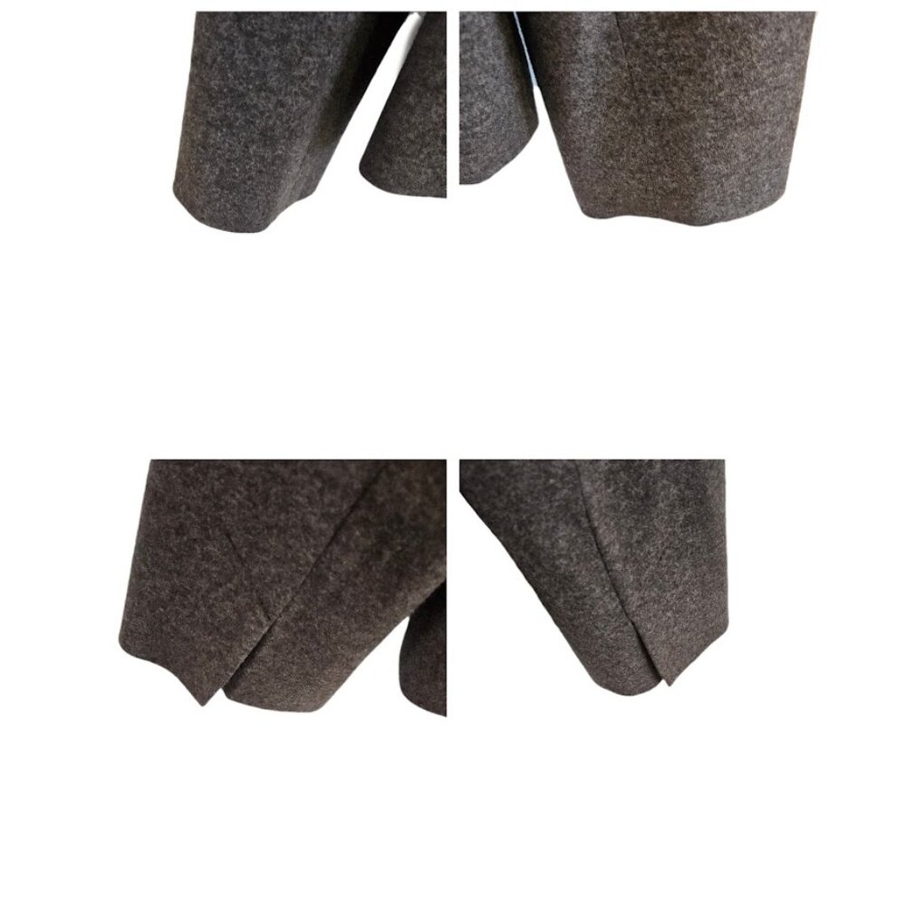 Algo 100% Cashmere Asymmetric Collar Button Front… - image 7